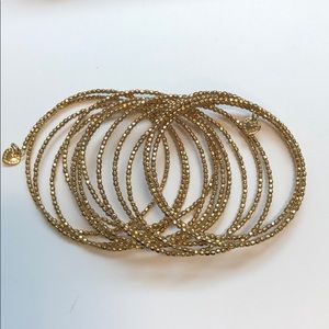 Stella & Dot Jewelry - Stella & Dot gold bead ‘slinky’ wrap bracelet Stella & Dot Jewelry - Stella & Dot gold bead ‘slinky’ wrap bracelet